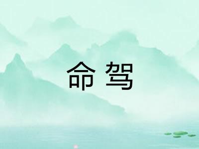 命驾 命驾
