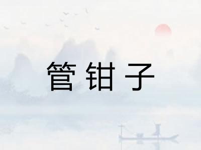 管钳子