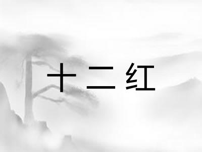 十二红 十二红
