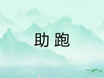 助跑 助跑