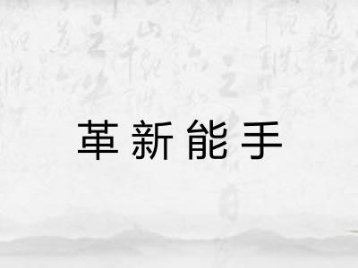 革新能手