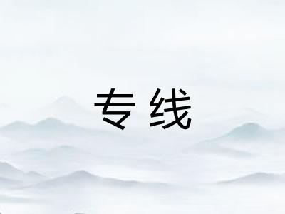 专线