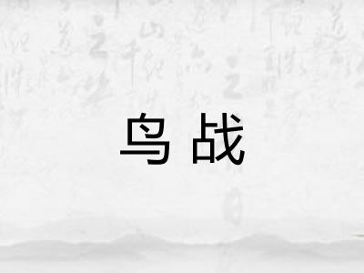 鸟战