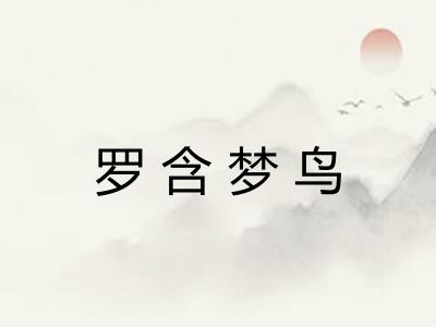 罗含梦鸟