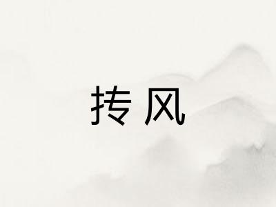抟风