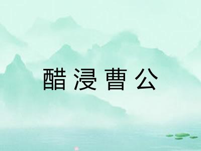 醋浸曹公