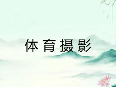 体育摄影