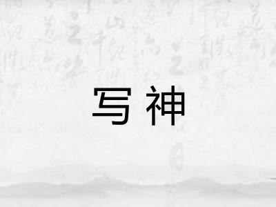 写神