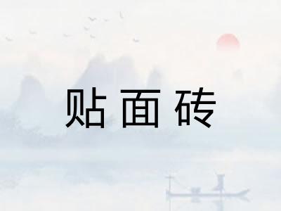 贴面砖