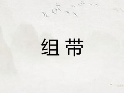 组带
