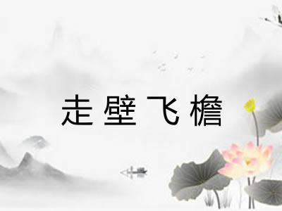 走壁飞檐 走壁飞檐