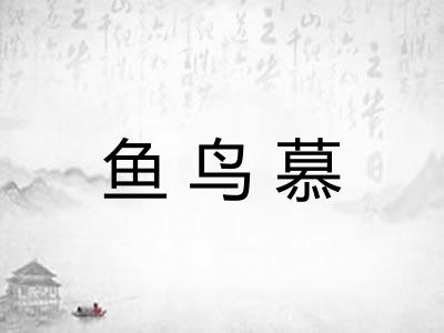 鱼鸟慕