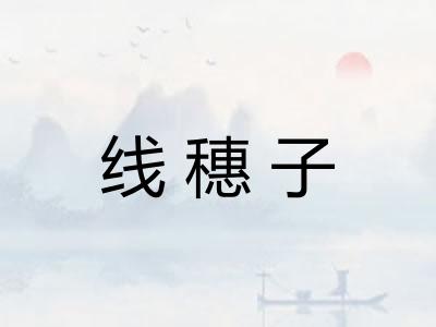 线穗子 线穗子