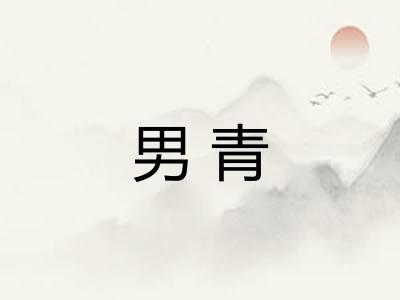 男青