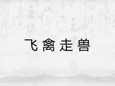 飞禽走兽 飞禽走兽
