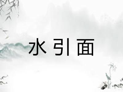 水引面